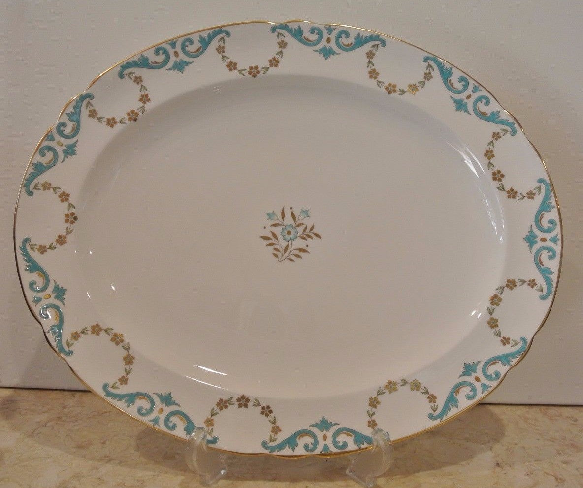Copelands Grosvenor China Dirigo Chicago Serving  Platter 16-3/4" Long