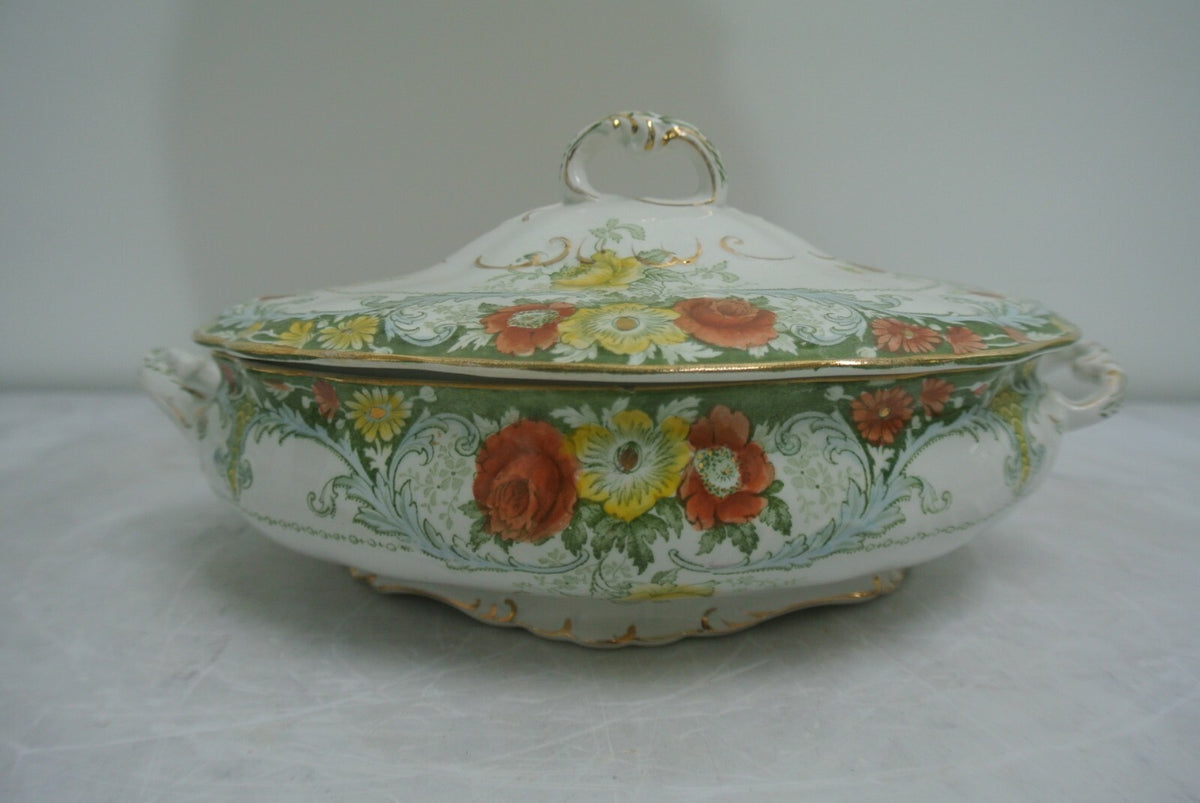 Antique Belmont J.H.W & Sons England Vegetable Tureen "B"