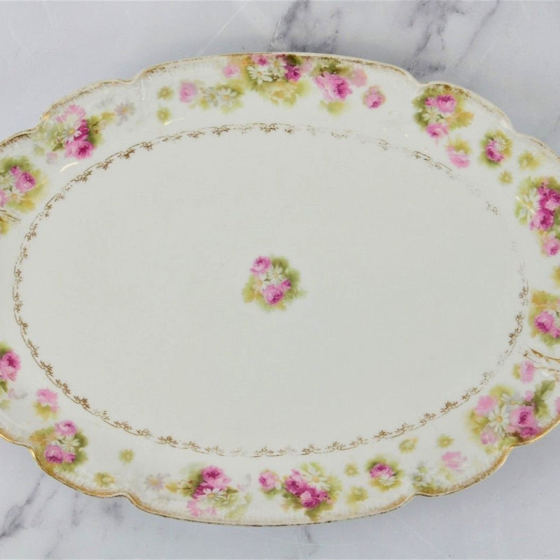 GDA France Haviland Limoges Toronto Winnipeg Pattern Oval Platter