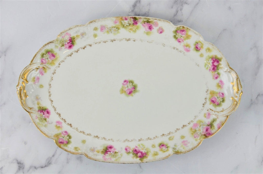 GDA France Haviland Limoges Toronto Winnipeg Pattern Oval Platter