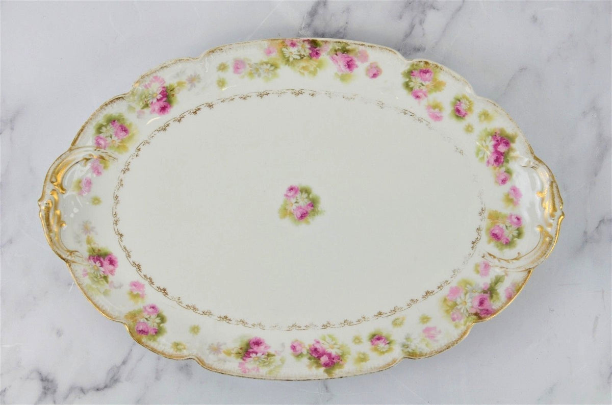 GDA France Haviland Limoges Toronto Winnipeg Pattern Oval Platter
