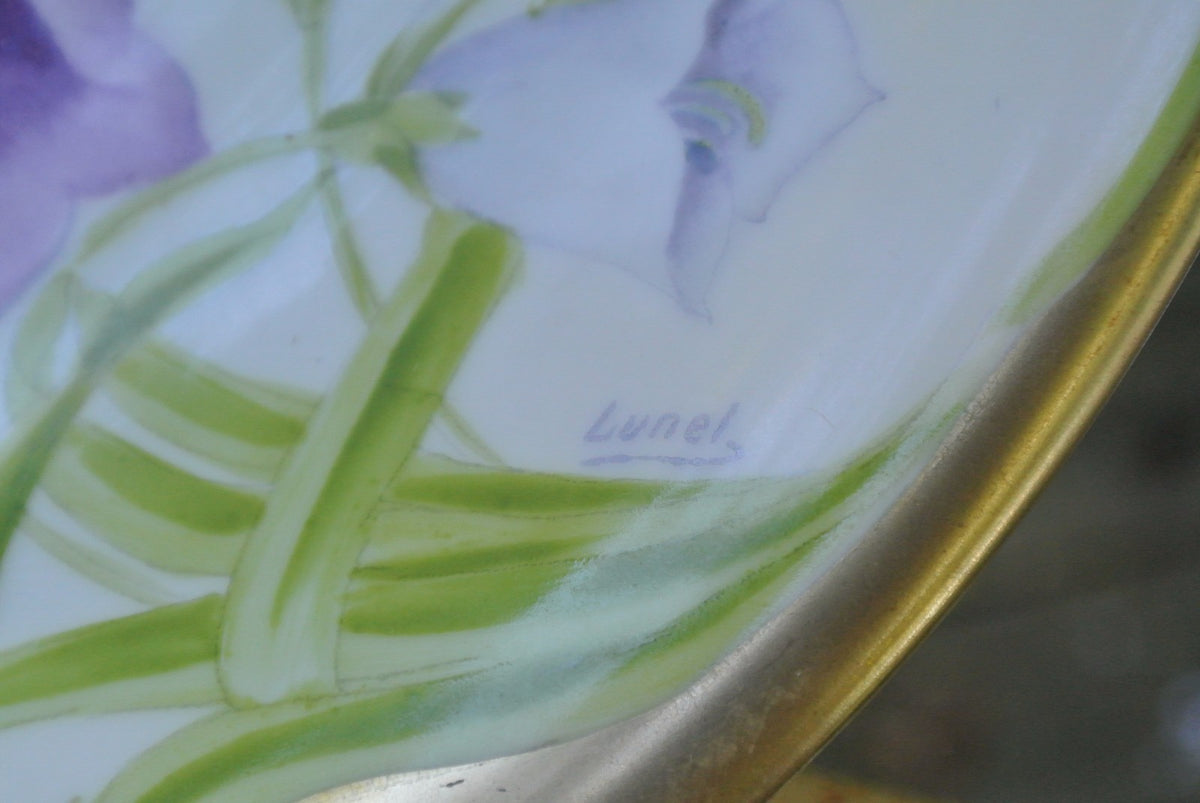 Vintage PT Tirschenreuth Bavarian Bowl Hand Painted and Signed By Artist