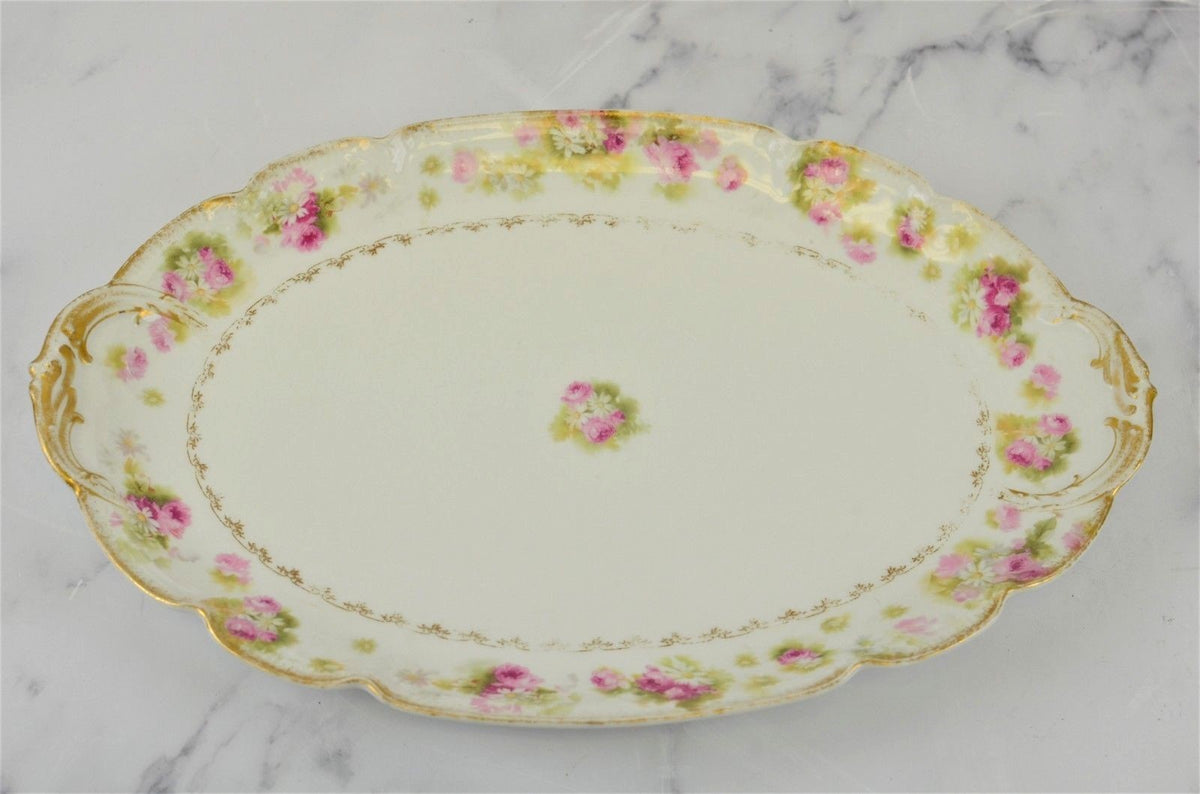 GDA France Haviland Limoges Toronto Winnipeg Pattern Oval Platter