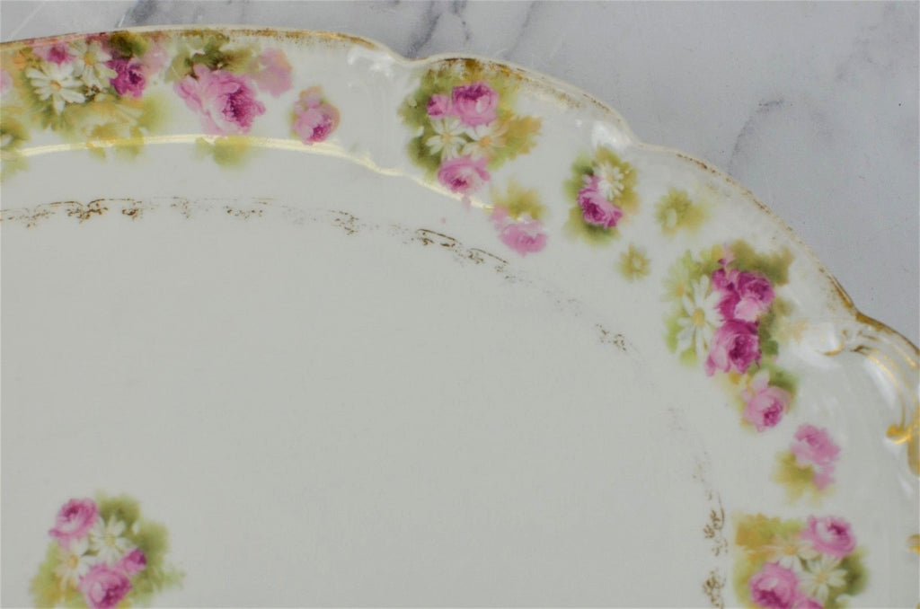GDA France Haviland Limoges Toronto Winnipeg Pattern Oval Platter