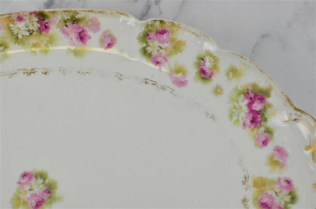 GDA France Haviland Limoges Toronto Winnipeg Pattern Oval Platter