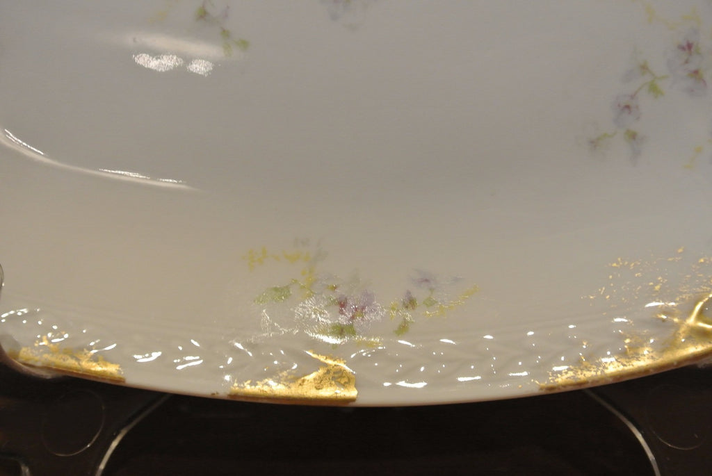 GDA Limoges Large Oval Double Handle Serving Platter 14-1/4" Long
