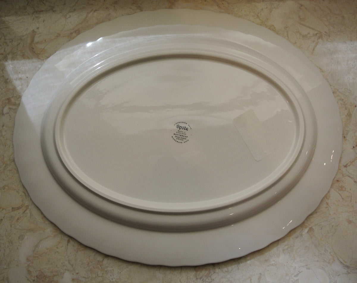 Spode Buttercup Oval Serving Platter 14-3/4"
