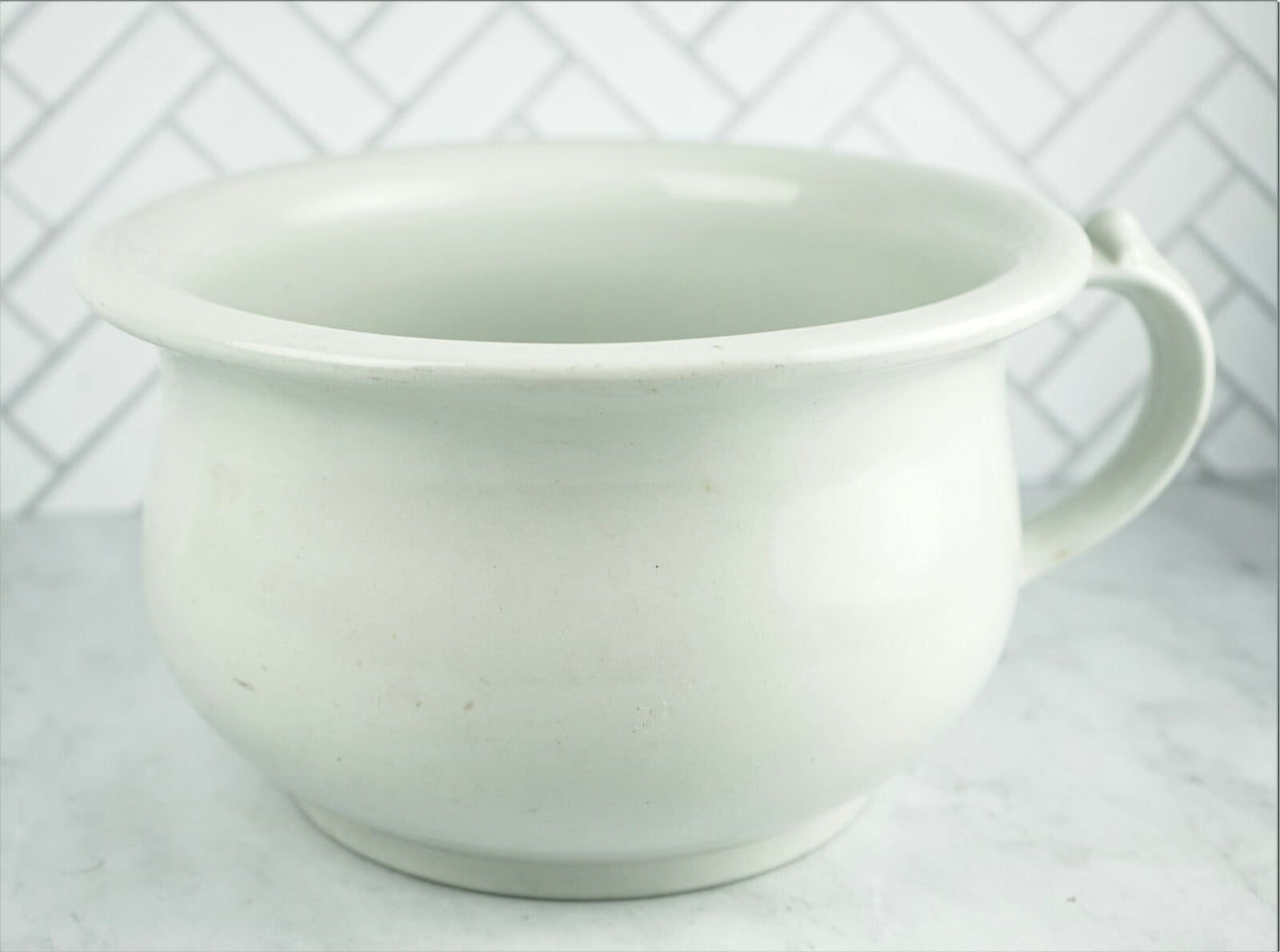 Antique Baker & Chetwynd Imperial Ironstone Chamber Pot, Planter, Potty Seat