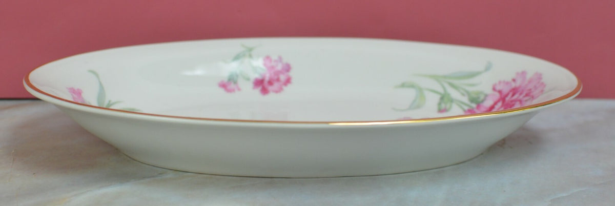 Vintage Bavaria Tirschenreuth China Carnation Relish Dish