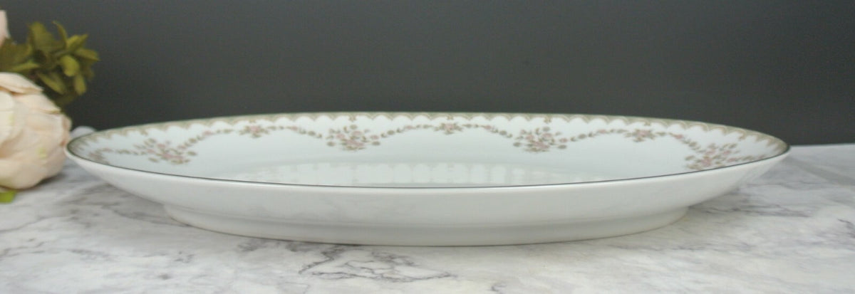 Vintage Porcelain Noritake Garland 5906 Pattern 2 Serving Platters
