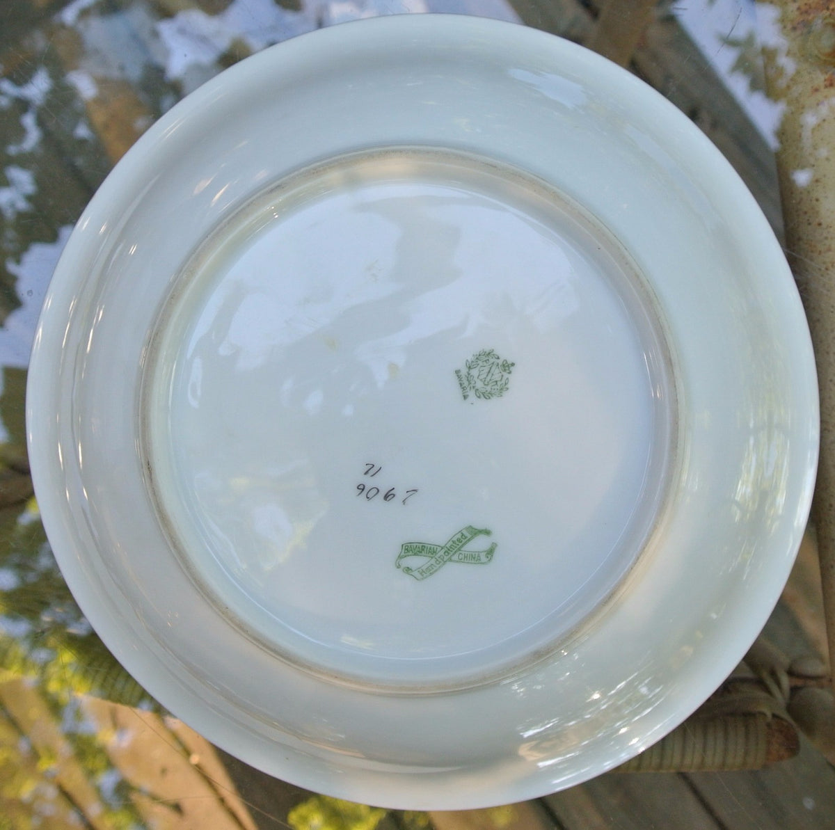 Vintage PT Tirschenreuth Bavarian Bowl Hand Painted and Signed By Artist