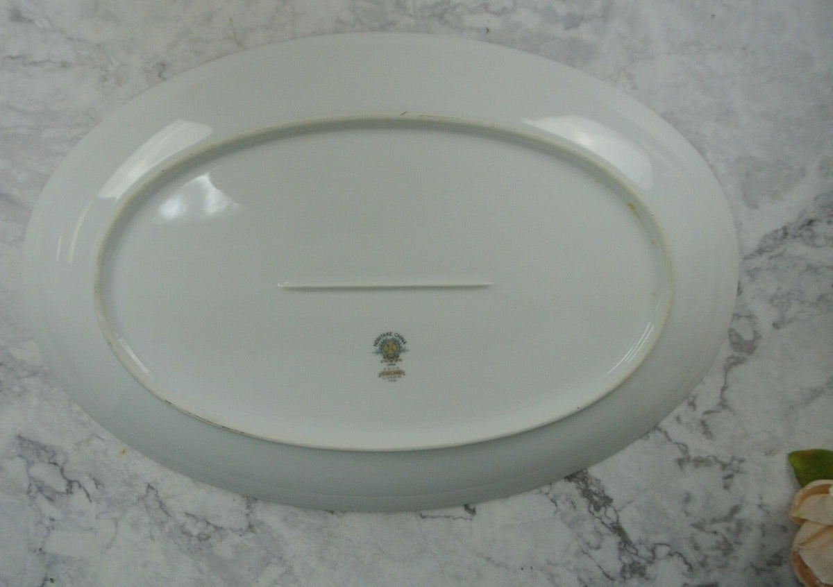 Vintage Porcelain Noritake Garland 5906 Pattern 2 Serving Platters