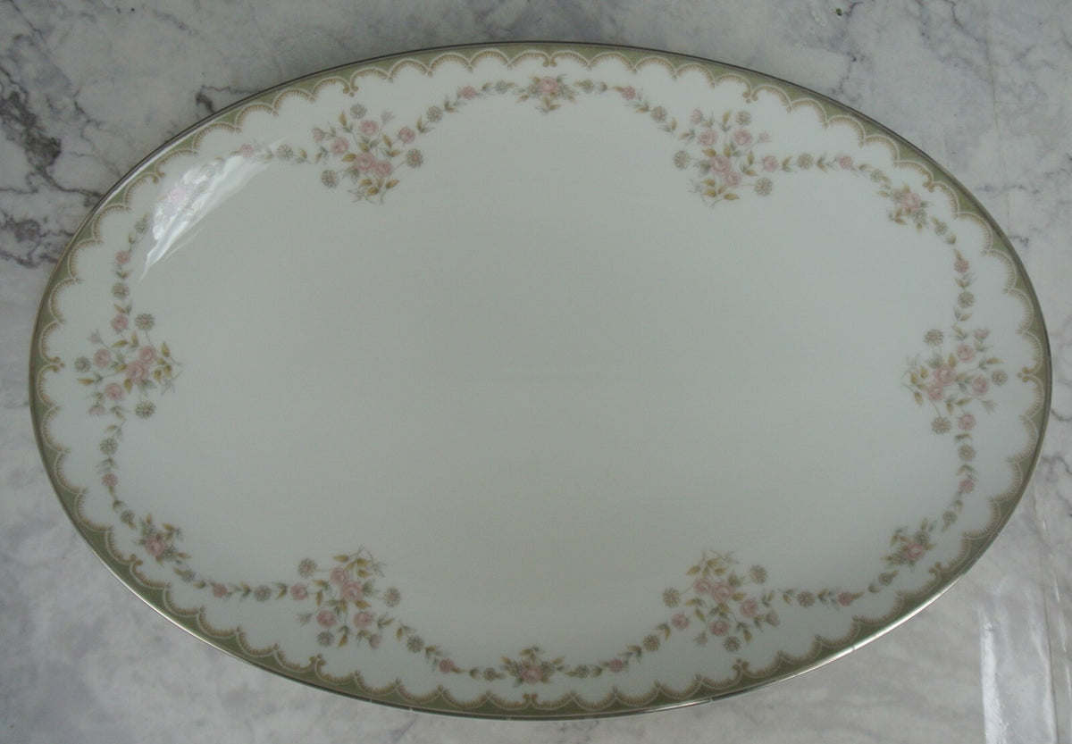 Vintage Porcelain Noritake Garland 5906 Pattern 2 Serving Platters