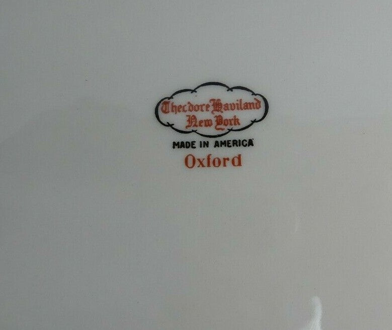 Theodore Haviland Oxford 14 Inch Oval Serving Platter New York