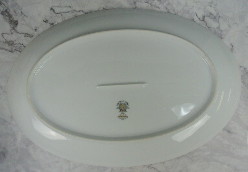 Vintage Porcelain Noritake Garland 5906 Pattern 2 Serving Platters