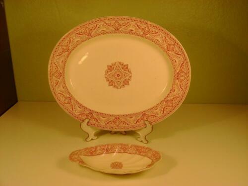 Copelands Grosvenor China Dirigo Chicago Serving  Platter 16-3/4" Long