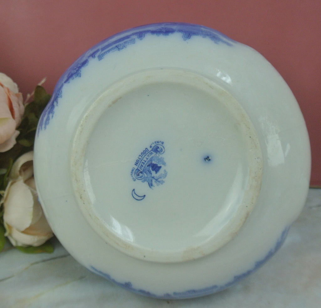 Antique Doulton Burslem Watteau Large Pitcher 8-1/4" High
