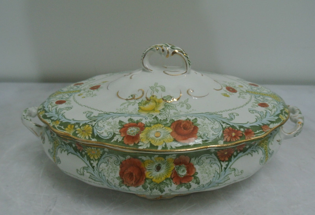 Antique Belmont J.H.W & Sons England Vegetable Tureen "B"