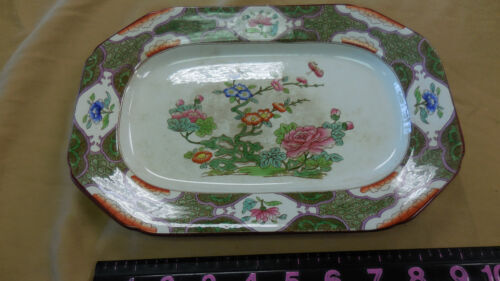 Copelands Grosvenor China Dirigo Chicago Serving  Platter 16-3/4" Long