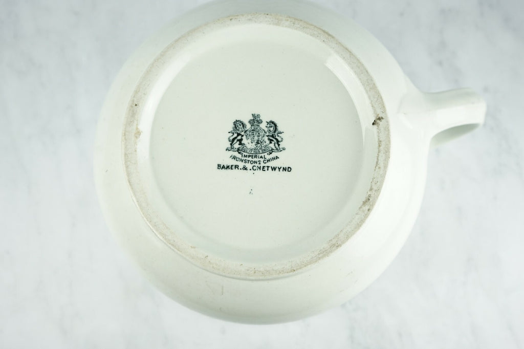 Antique Baker & Chetwynd Imperial Ironstone Chamber Pot, Planter, Potty Seat