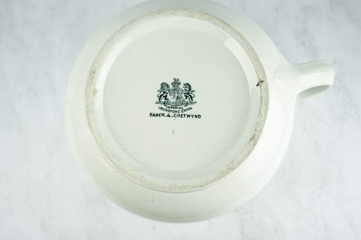 Antique Baker & Chetwynd Imperial Ironstone Chamber Pot, Planter, Potty Seat