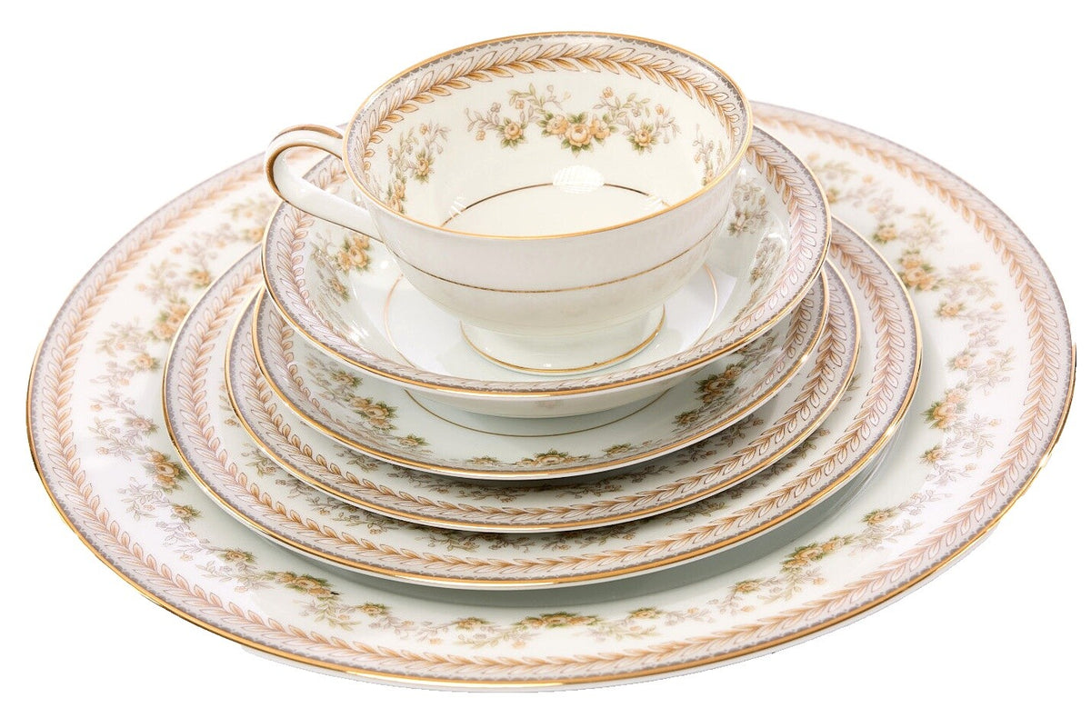 Vintage Porcelain Noritake Garland 5906 Pattern 2 Serving Platters
