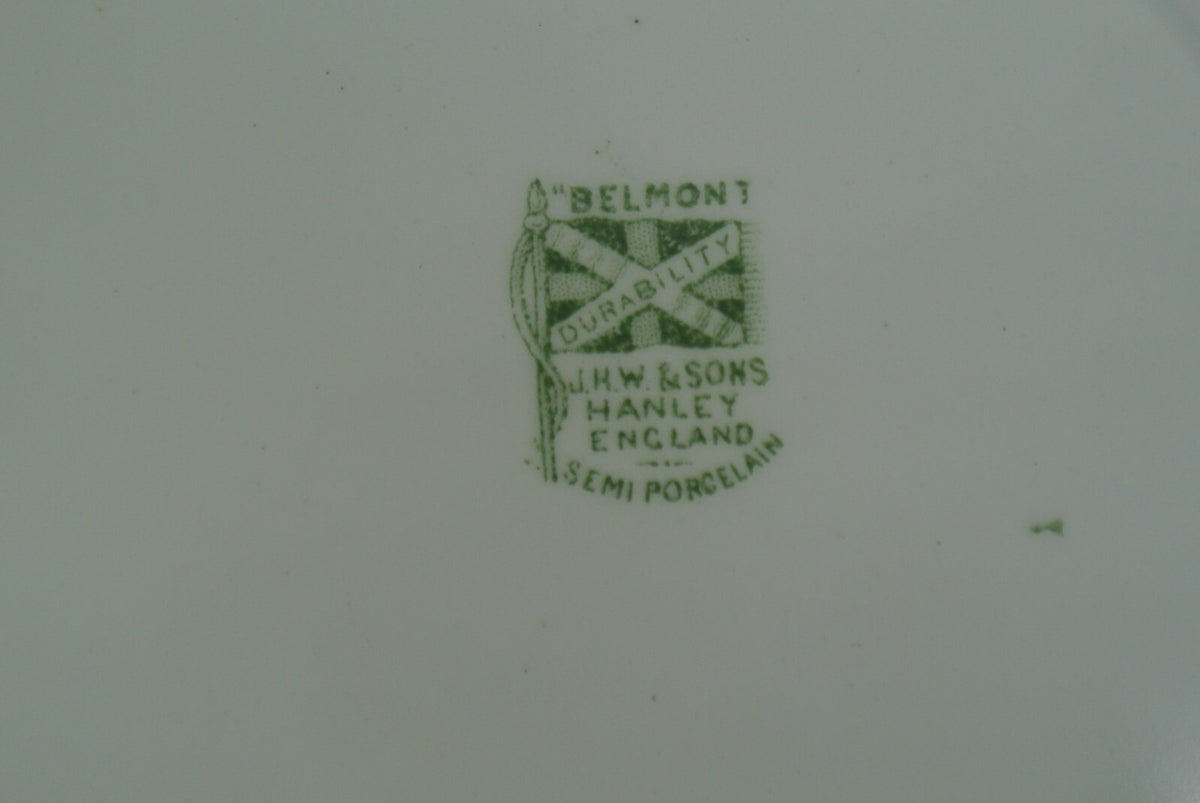 Set of 7 Antique Belmont J.H.W & Sons England Luncheon Plates