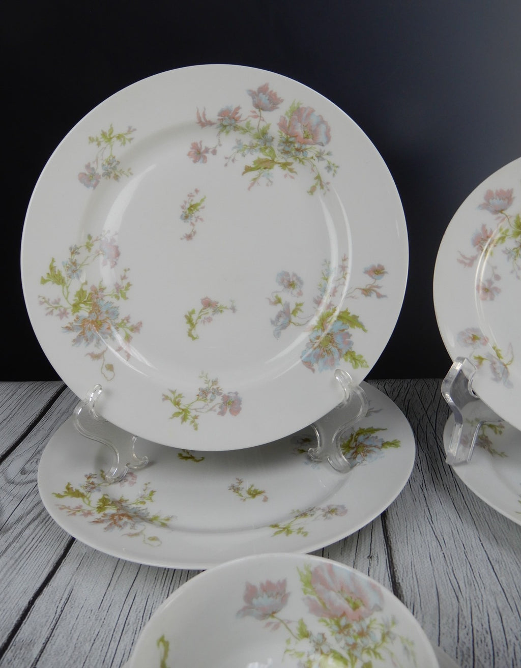 12 Pc 6-Piece 2 Place Setting Haviland Limoges Schleiger 79