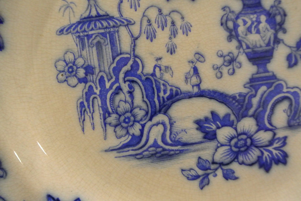 Antique " Celeste " Pattern by John Alcock Cobridge c.1850's-60's C - Plate