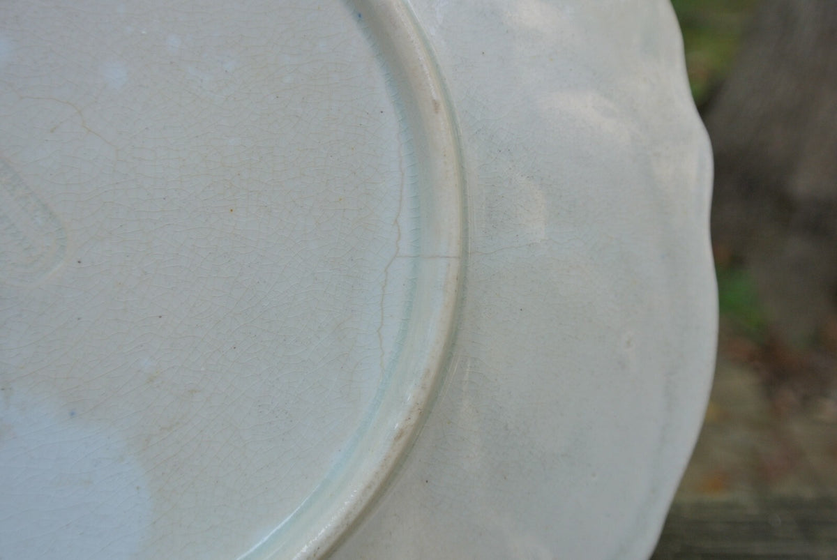Antique S.K.&G HANLEY "PARISIAN Ironstone 9-1/2" Plate "C"