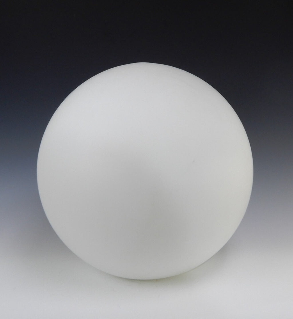 Vintage Neckless Milk Glass Globe Lamp Replacement  Shade 16" Diameter