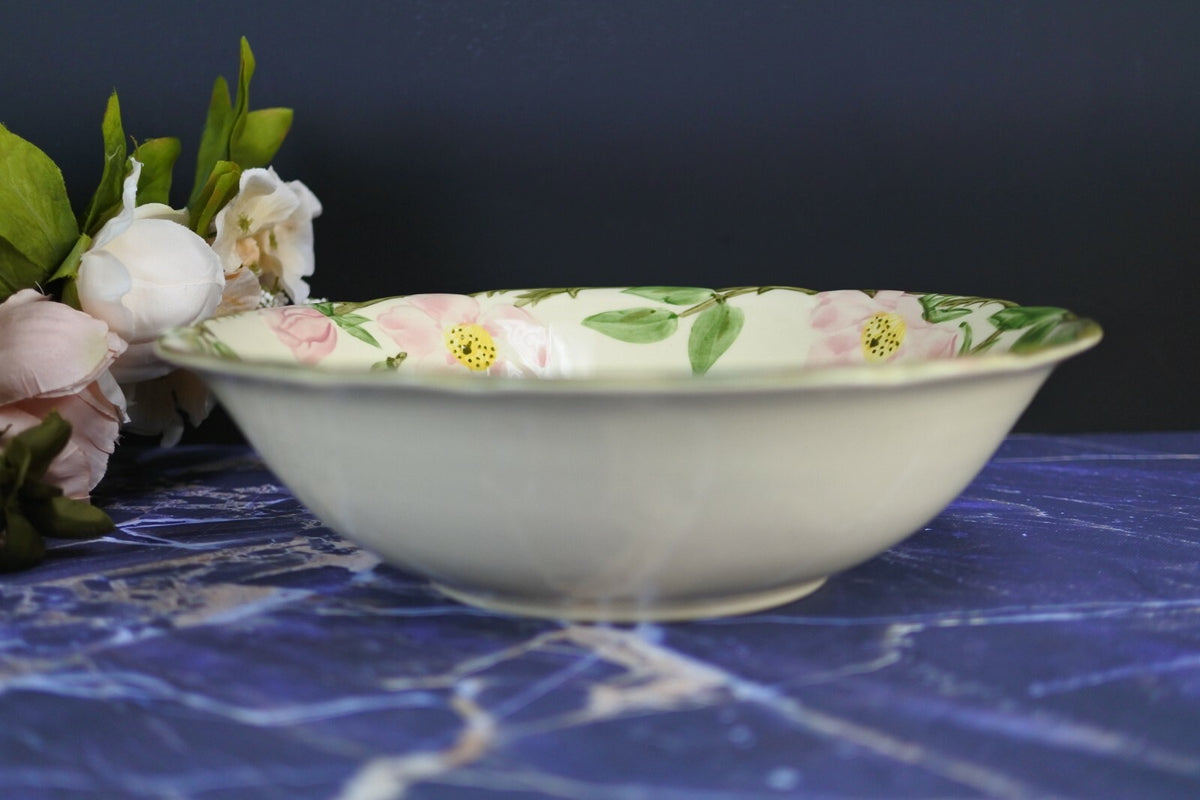 Franciscan Ware Floral Oval Serving Bowl Made In CA 9"