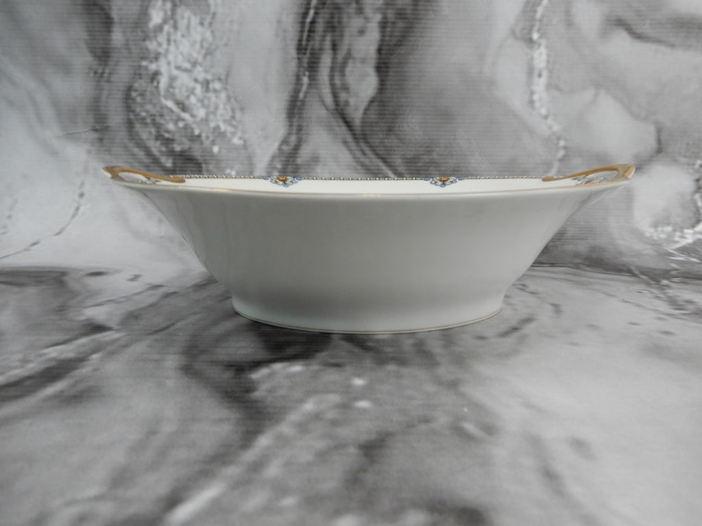 Vintage Morimura Japan Shirley Pattern Oval Bowl and Creamer