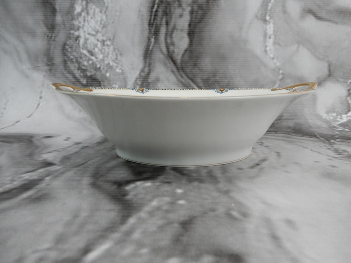Vintage Morimura Japan Shirley Pattern Oval Bowl and Creamer