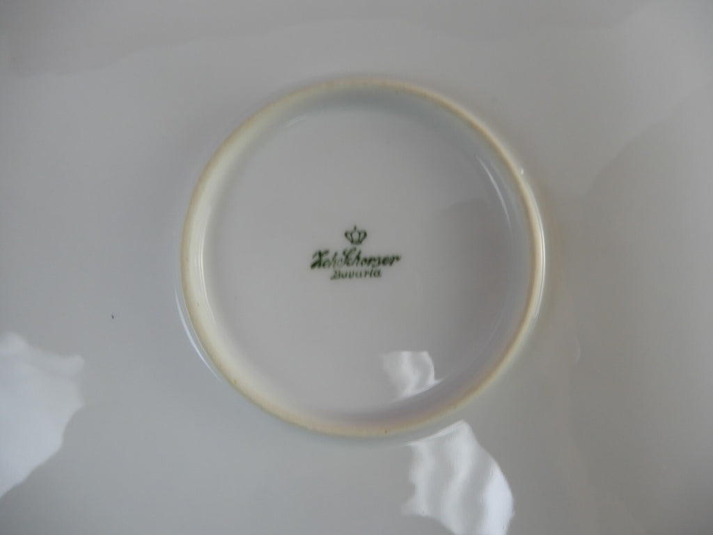 Vintage Zeh Scherzer Bavaria 1930 - 1945 Chinese Bird 12-1/8" Decorative Plate