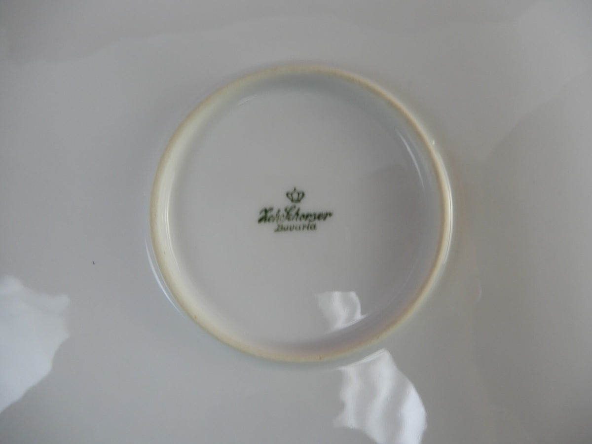 Vintage Zeh Scherzer Bavaria 1930 - 1945 Chinese Bird 12-1/8" Decorative Plate