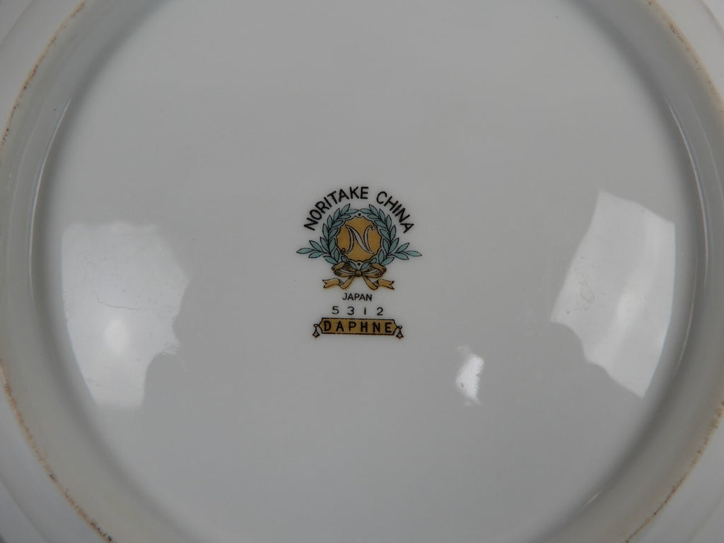 Vintage Noritake "Daphne" Vegetable Serving Bowl &Covered Vegetable Serving Bowl