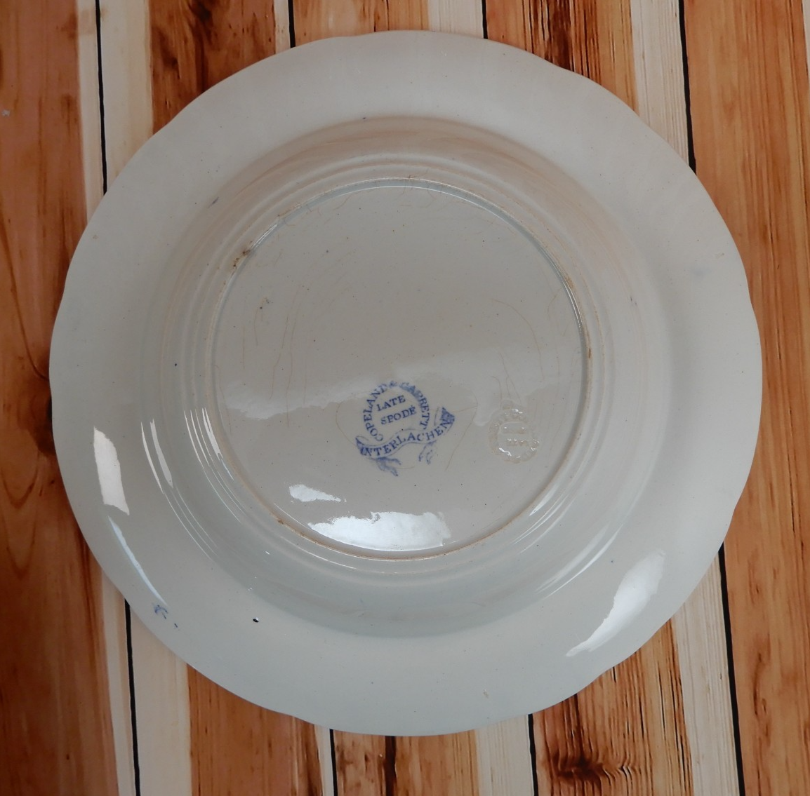 Antique Copeland & Garrett Late Spode Interlachen 10-1/8" Soup Bowl c1833-1847~~