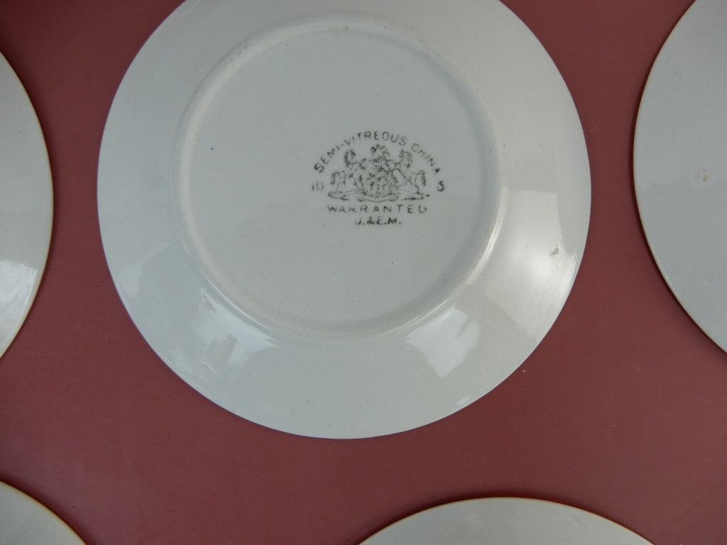 Antique J. & E. Mayer Set of 5 Cups,4 Saucers,5 Dessert Plates