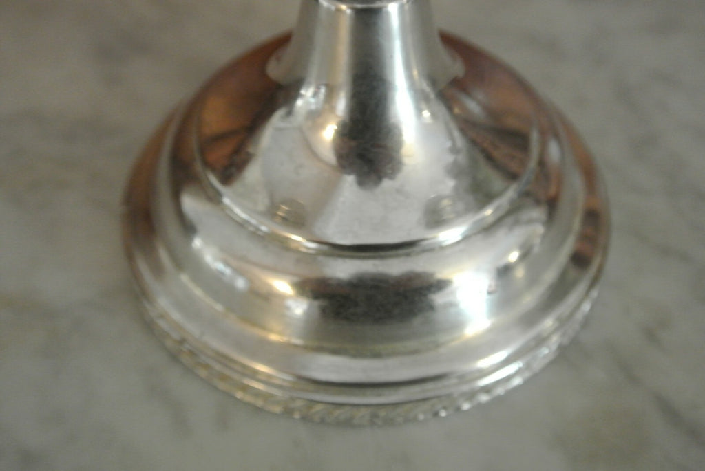 Antique Silver Plated Sheets Rockford S Co. 1875  Candle Holders -