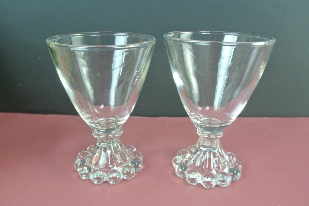 Vintage Anchor Hocking Boopie Hobnail Juice Glasses Set Of 4