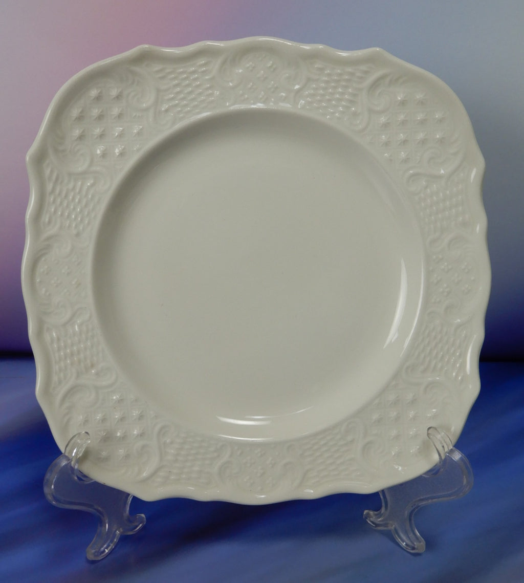 4 Salad Square Plates Canonsburg Pottery American Traditional Made in U.S.A