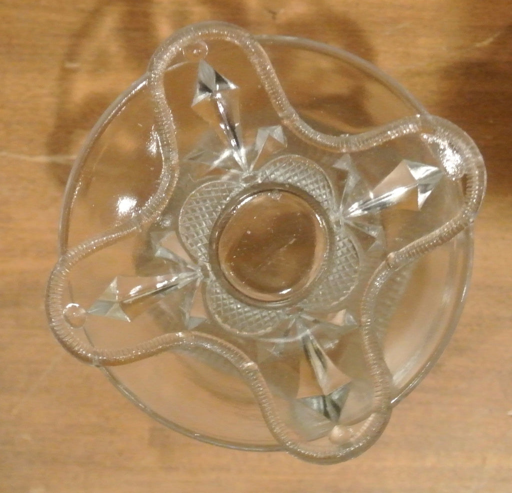 Curtain Tie Back Spooner Early American Pattern Glass Adams & Co Glass, Bowl