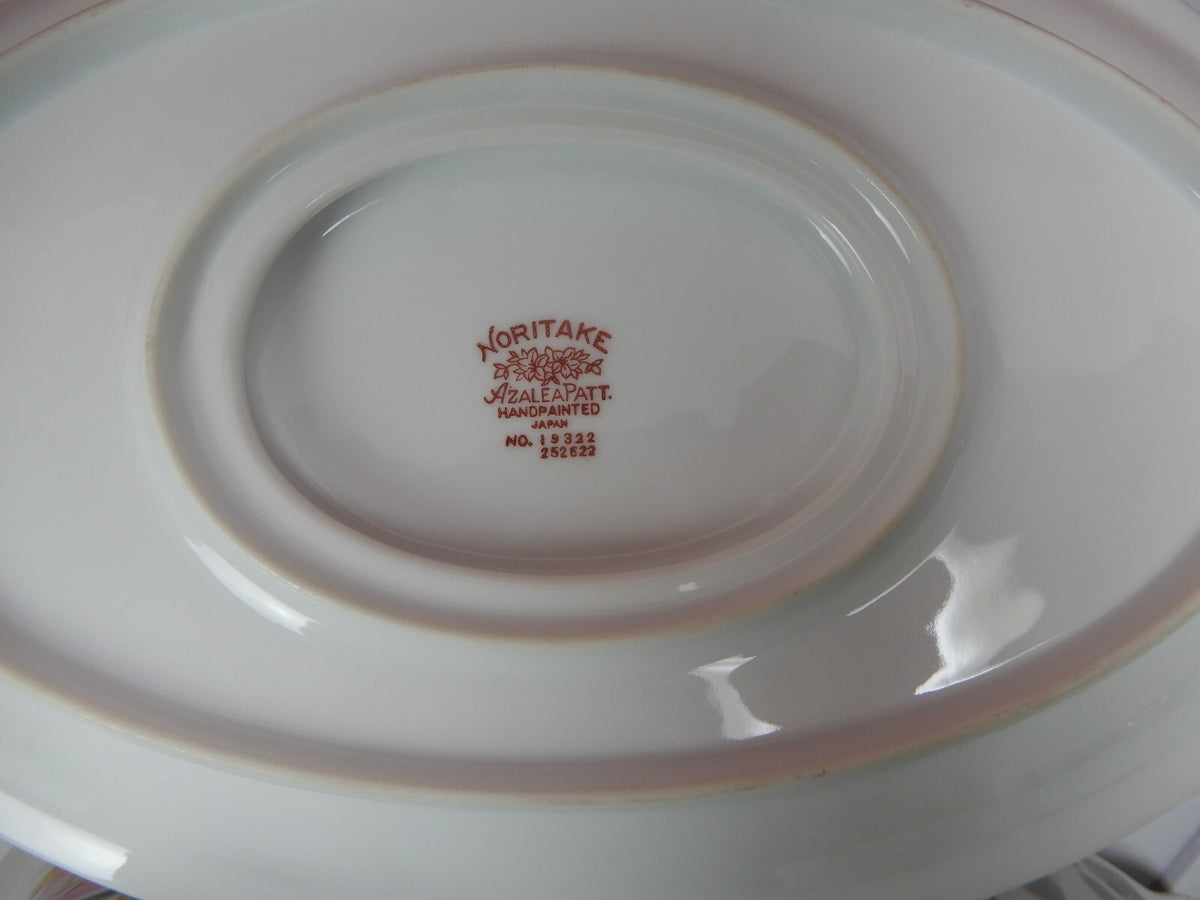 Vintage Noritake Azalea China Gravy set of Boat,Creamer and Sugar Bowl