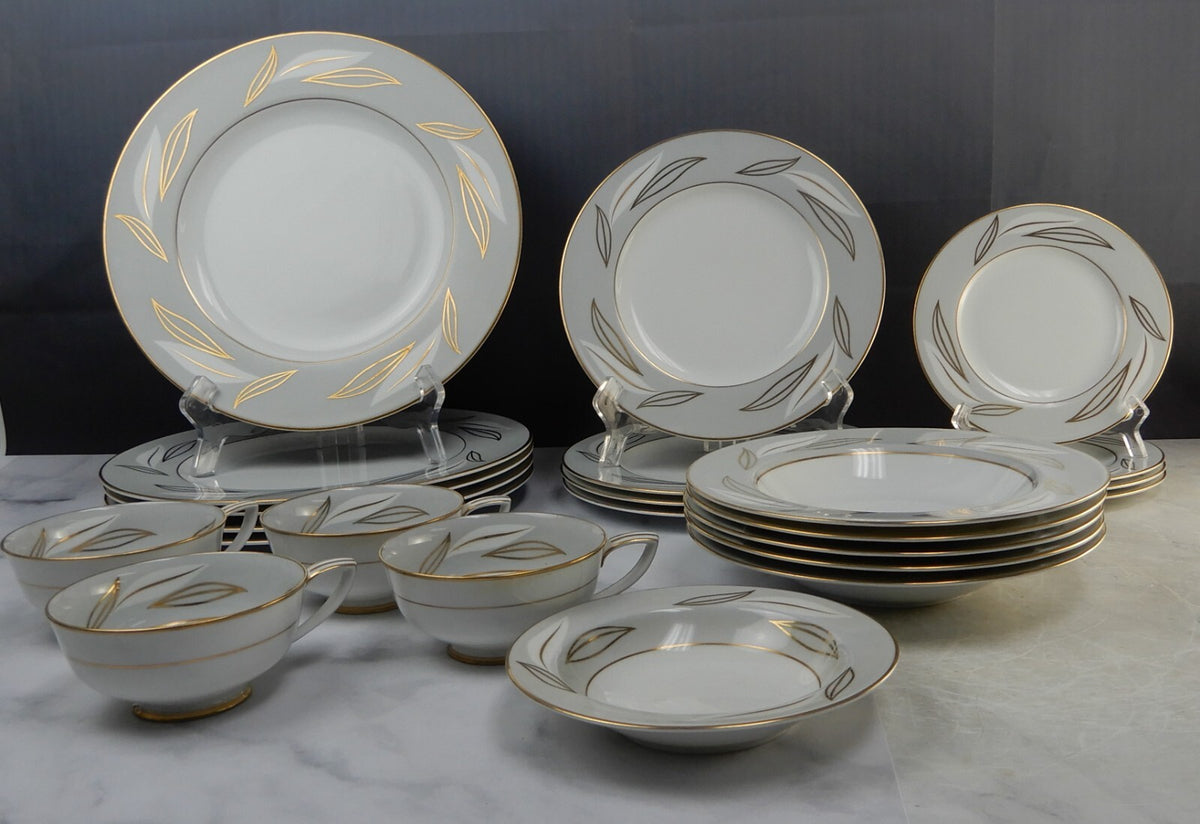 Vintage Noritake Fine China Wesley China 22 Pc. Service NO SAUCERS
