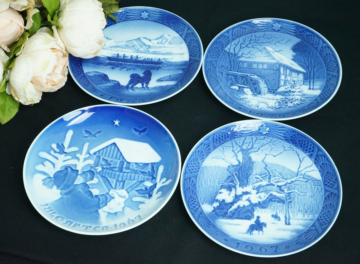 Royal Copenhagen Denmark Annual Christmas Plate 1967, 67, 68, 76 Kai Lange