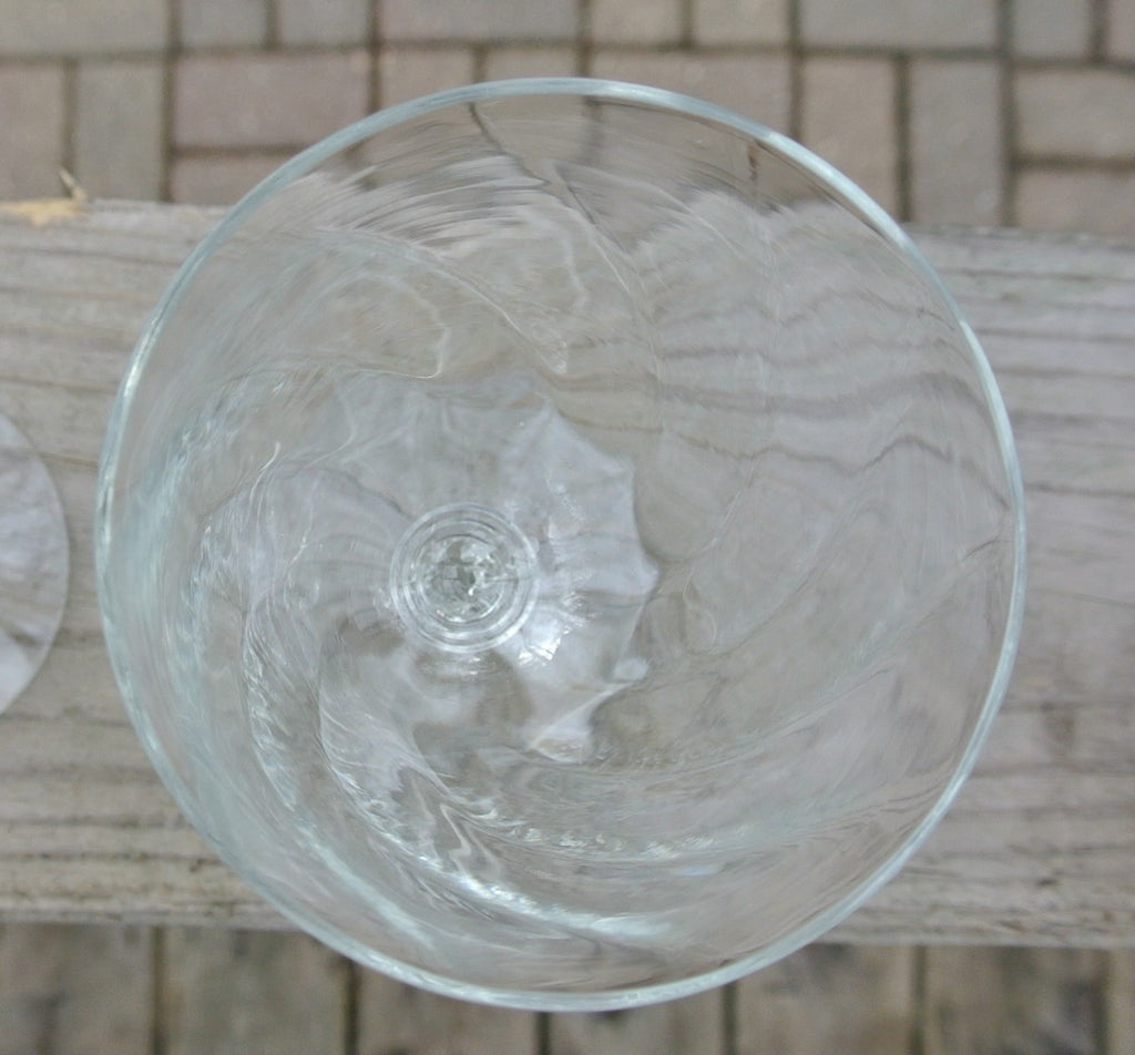 Set of 5 Crystal Waverly by HEISEY Wine Glasses