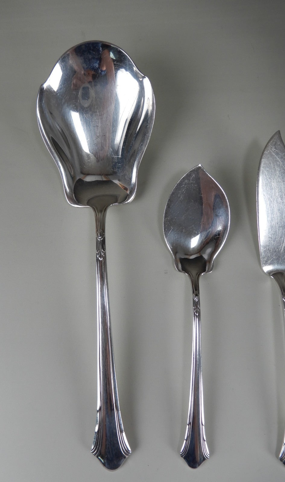 Set of 6 Gorham Lady Caroline Patent 1933 Silverplated Serving Pieces