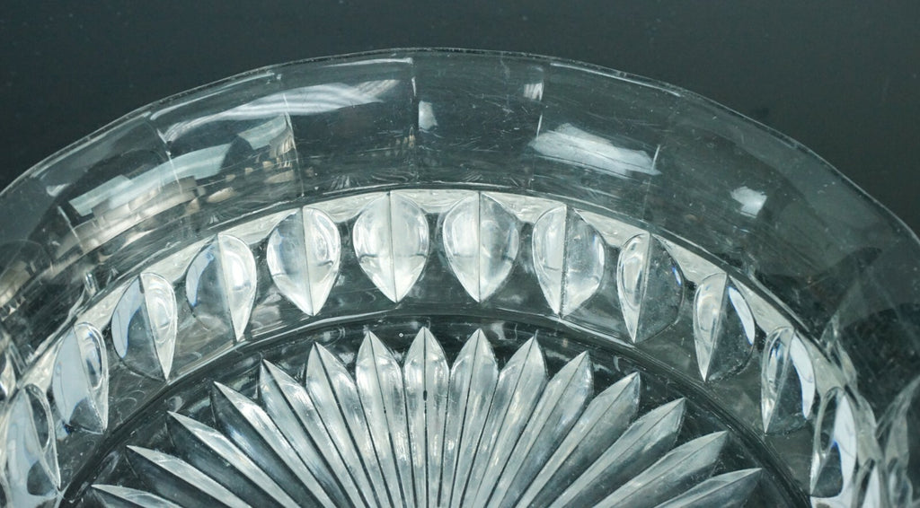 vintage Pressed Glass Pedestal Compote Candy Dish/Bowl Home Decor
