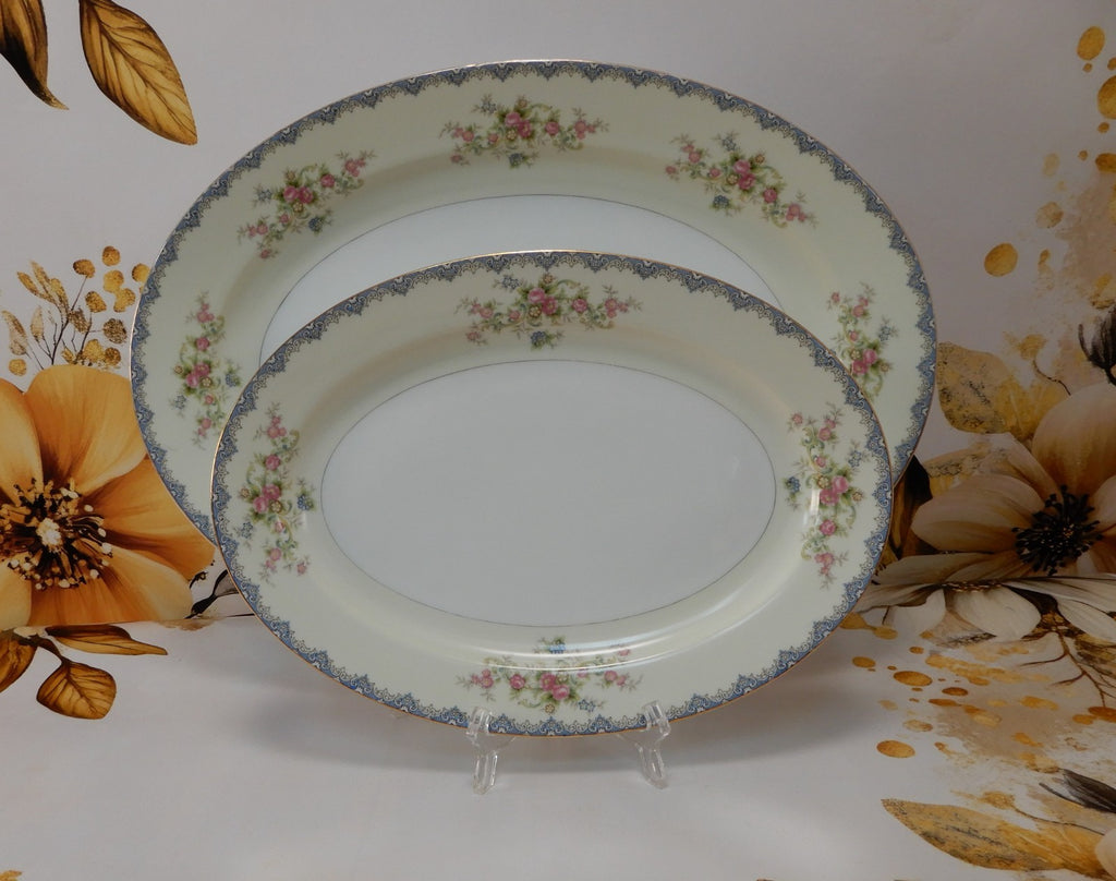 Set of Three Serving Pieces Meito China N.S.P.(Nagoya Seito Porcelain) Japan
